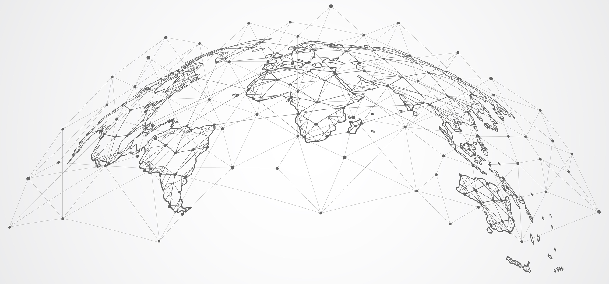 全球业务网络示意图